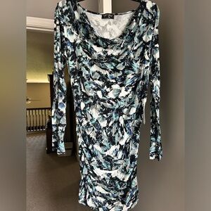 NWT Women Ladies Long Sleeve Midi Bodycon Stretch Dress